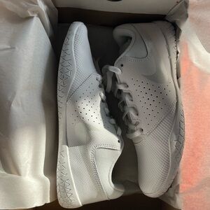 White Nike Cheer Shoes